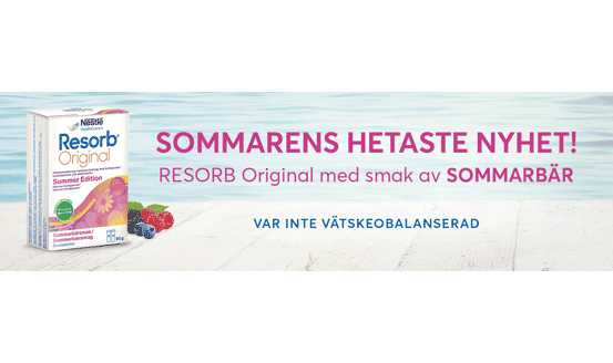 Resorb® Summer Edition med fräsch sommarbärsmak